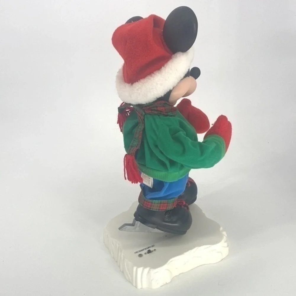 Santa's Best Mickey Unlimited 1998 Mickey Mouse Holiday Animated Ice Skater‎